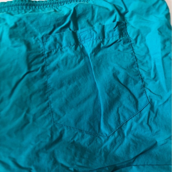 Vtg Teal Nike Embroidered Swimming Trunks - Picture 7 of 13